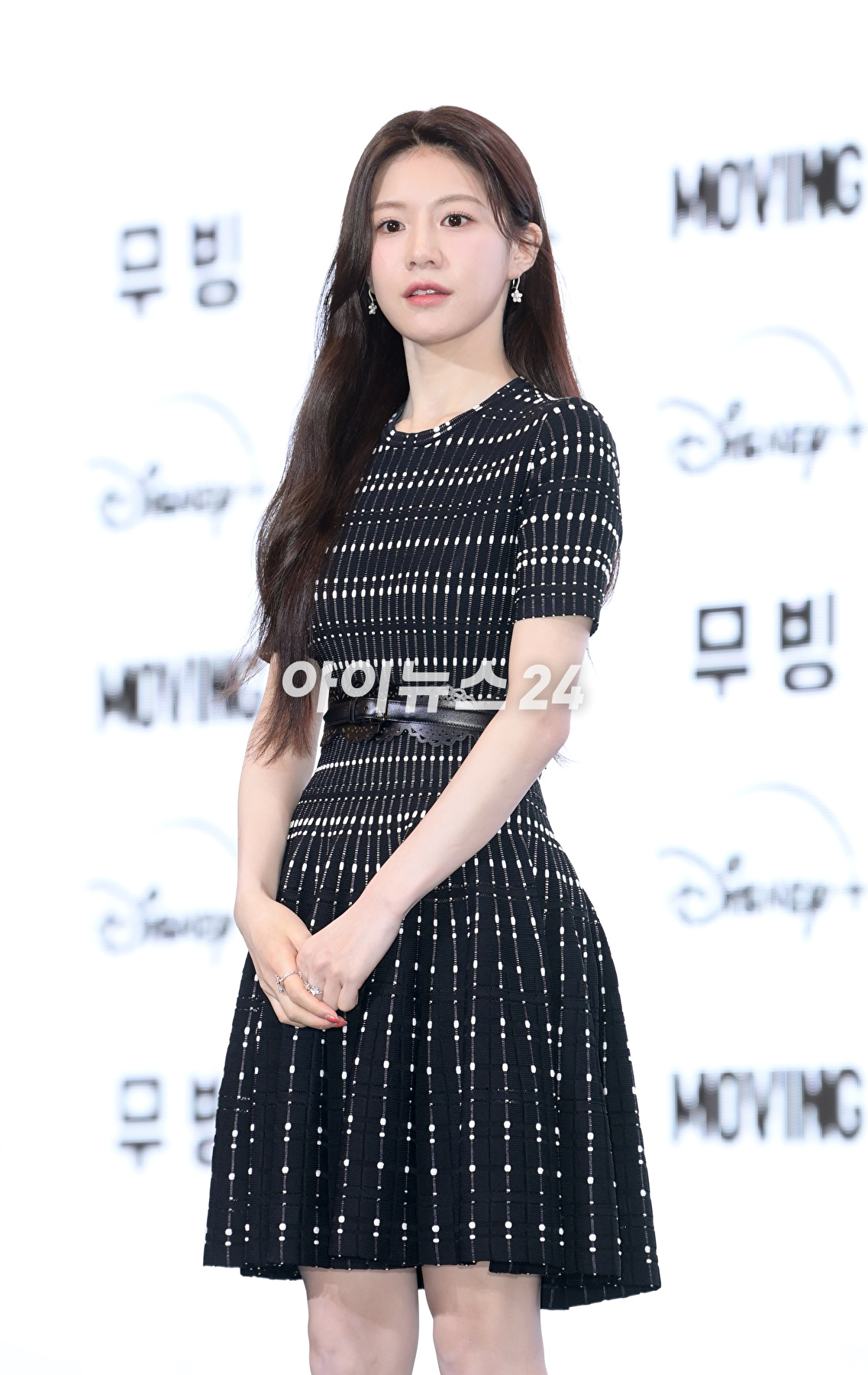 배우 고윤정이 3일 오후 서울 강남구 그랜드 인터컨티넨탈 서울 파르나스에서 진행된 디즈니+ 새 오리지널 시리즈 '무빙' 제작발표회에 참석하고 있다. [사진=정소희 기자]