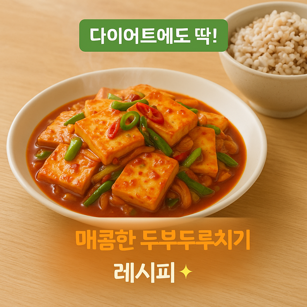 두부조림 황금레시피
