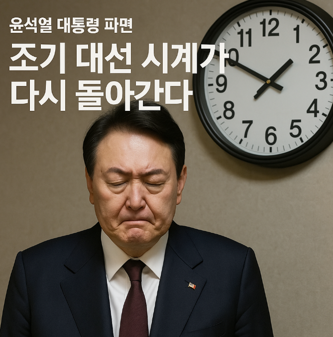윤석열 대통령 파면, 조기 대선 시계가 다시 돌아간다