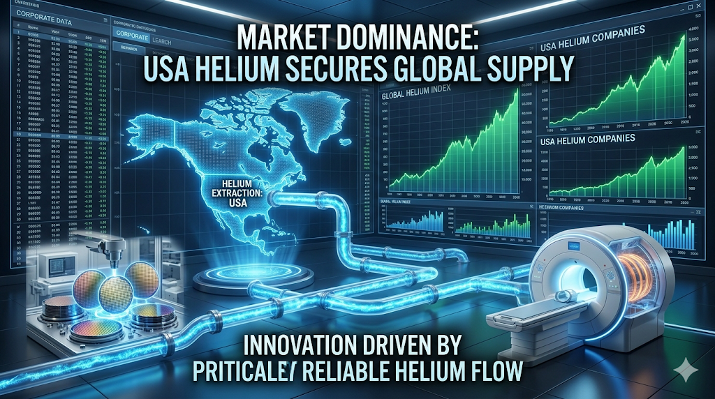 미국산 헬륨업체 공급망 재편 분석
