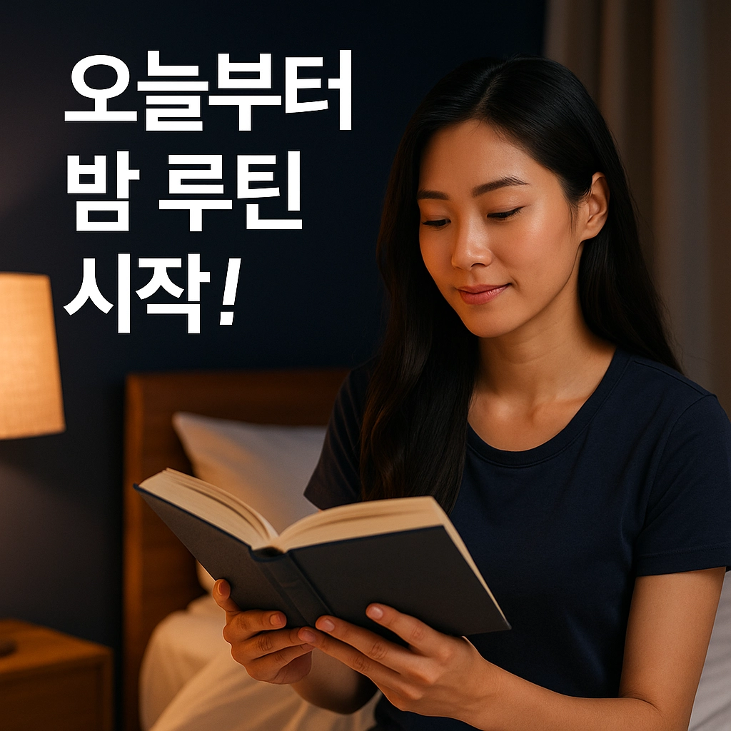 매일 피곤한 이유, 혹시 밤 루틴이 없어서 그런 걸까요?