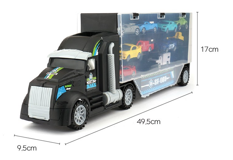 [키저스 트럭캐리어 미니카 세트] - 4살 아이에게 온 크리스마스 선물