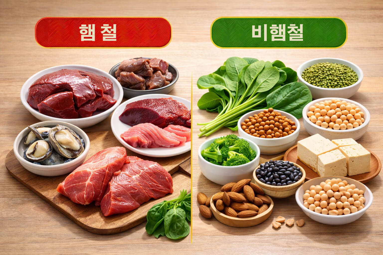 철분 음식 리스트 20가지 한눈에 정리