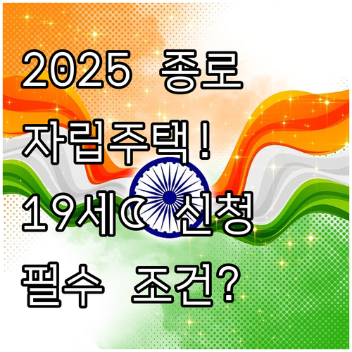 만 19세 이상 2025 종로구 장애..