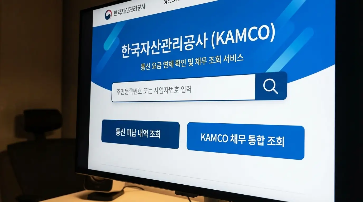 통신 요금 연체 확인 및 한국 자산 관리 공사 채무 조회