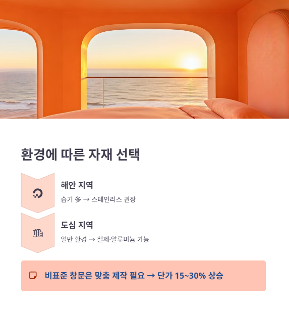 자재와 형태에 따른 선택 가이드