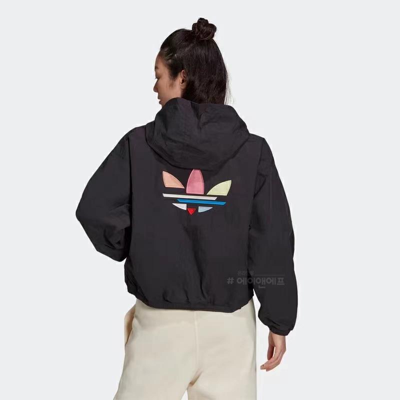 아디다스 오리지널 우먼스 아디컬러 후드 자켓 윈드러너 바람막이 H22844