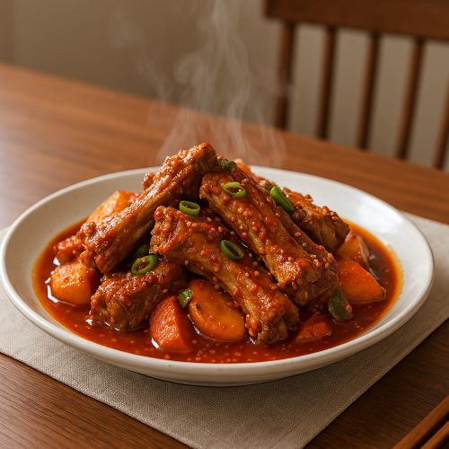 매운 등갈비찜