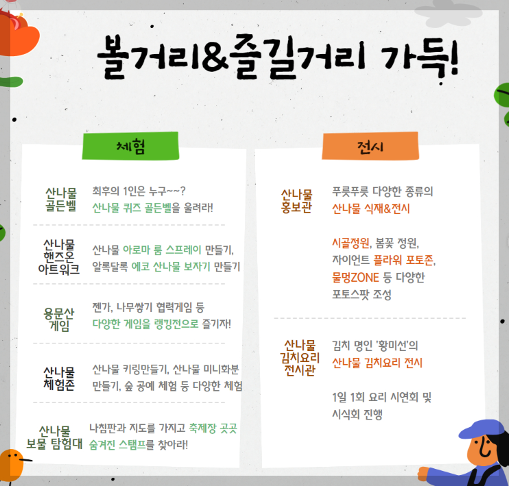 용문산 산나물축제