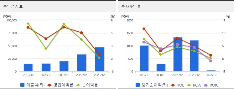 포스코퓨처엠 주가 수익성