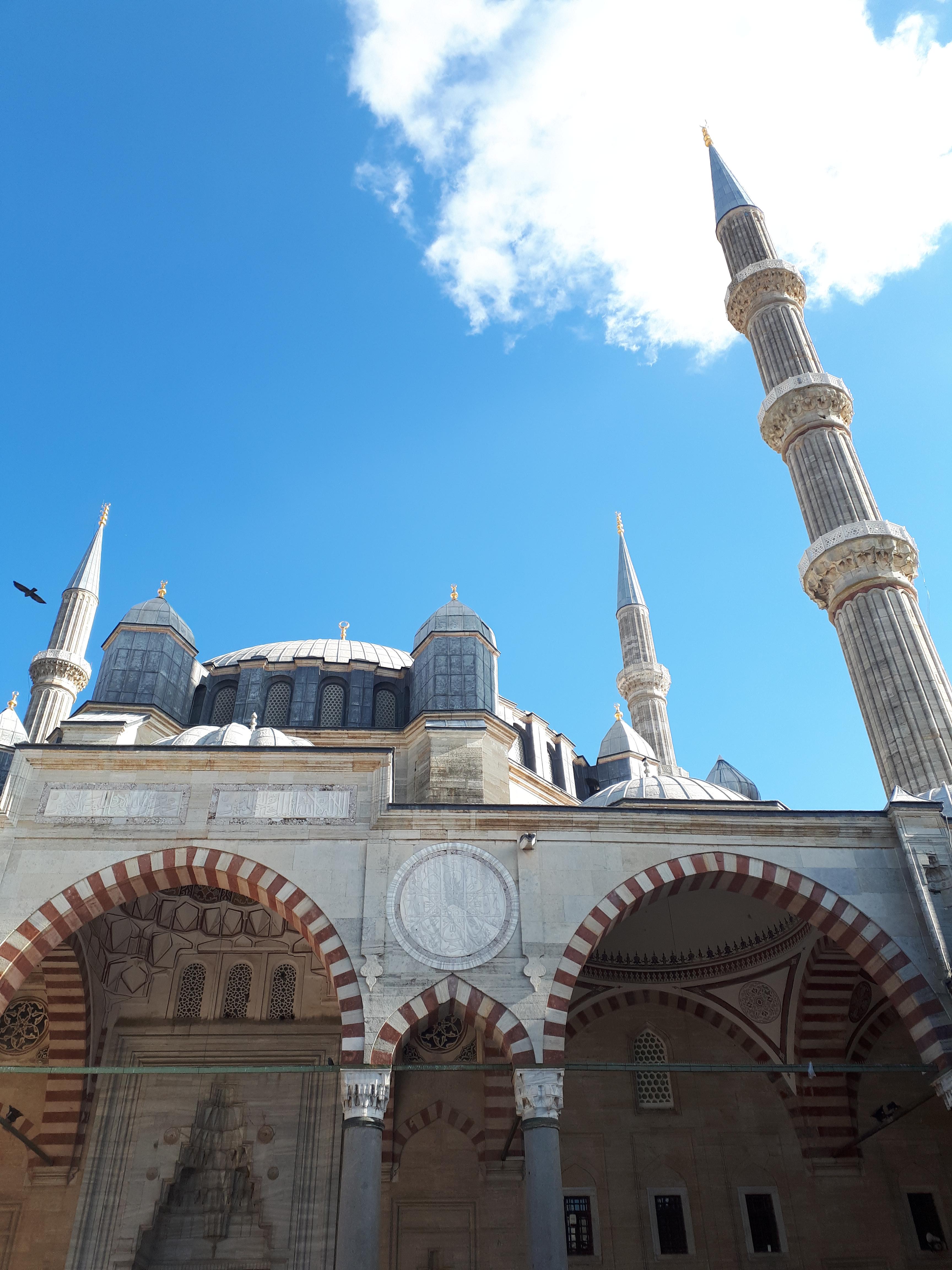 튀르키예 에디른 셀리미예 모스크 정면