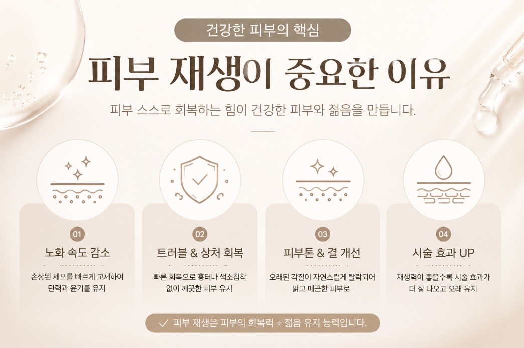 노화 예방 피부 재생이 중요한 이유