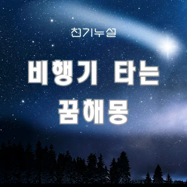 비행기 타는 꿈해몽