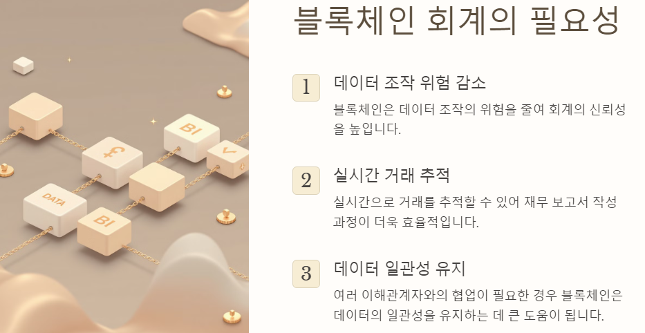 블록체인 회계의 필요성