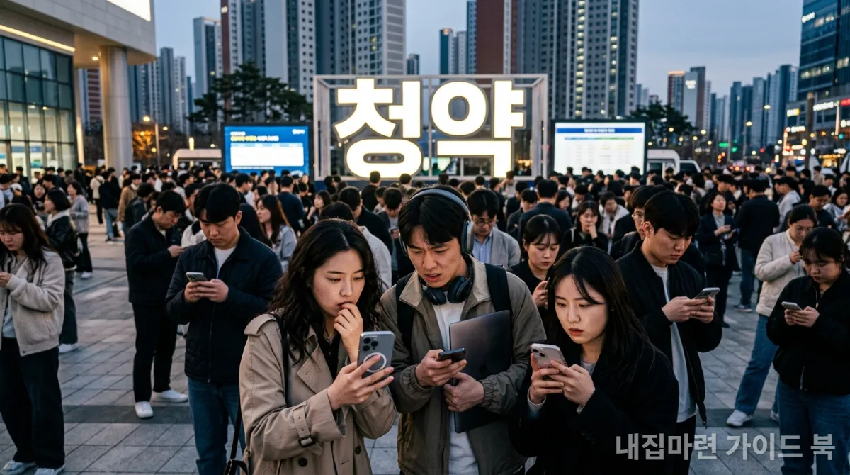 부동산 PF 부실 이후 더욱 치열해진 한국의 아파트 청약 경쟁 현장