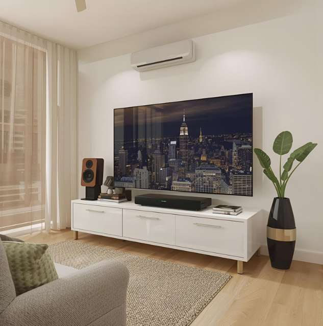 small livingroom av system iamge