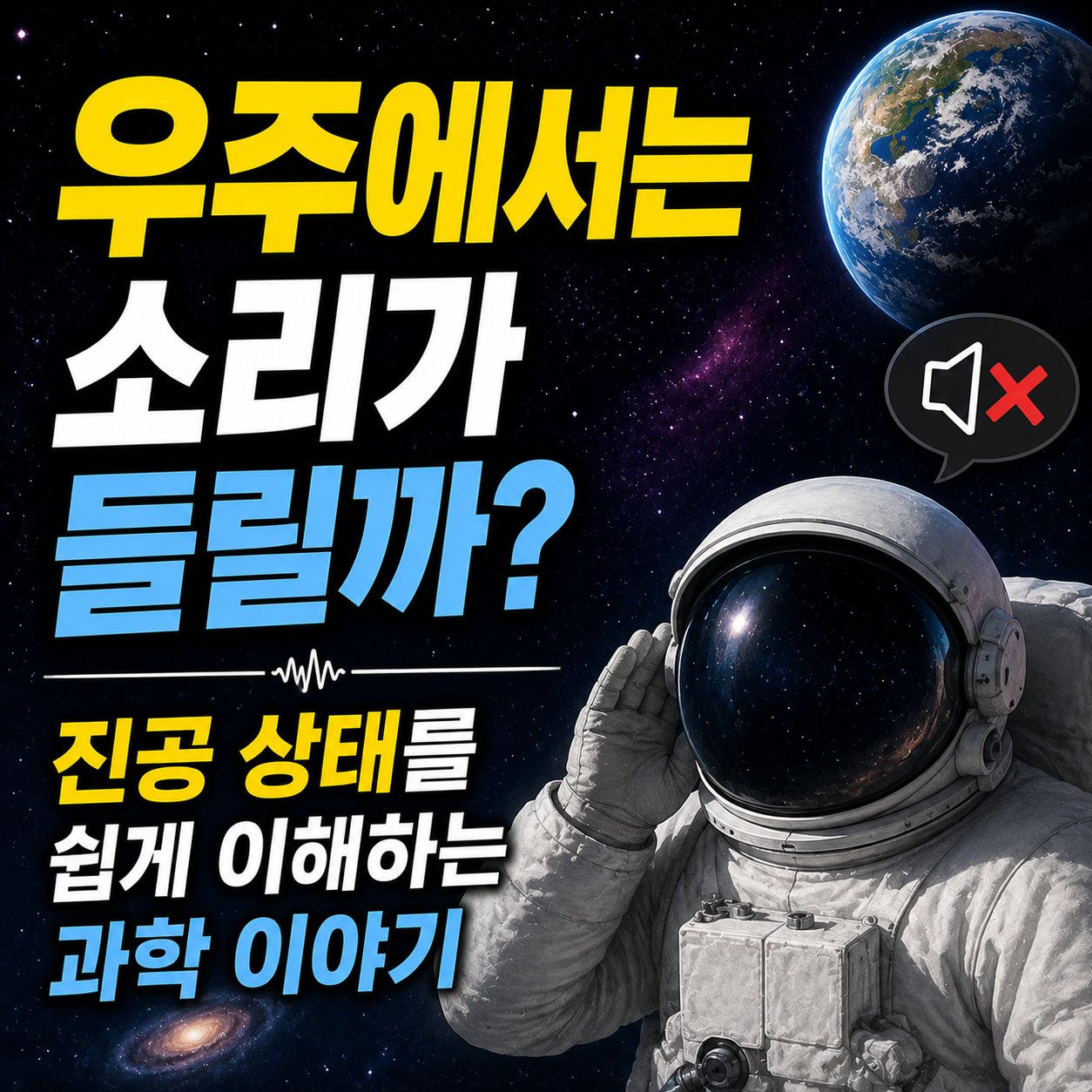우주에서는 소리가 들릴까?