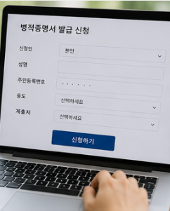 병적증명서 인터넷발급 방법