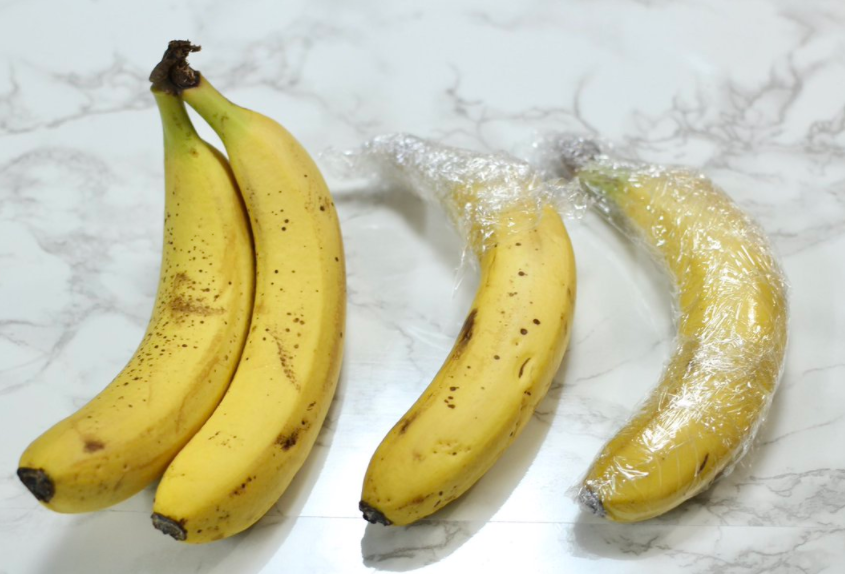 바나나 랩으로 싸서 보관