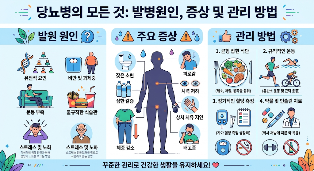 당뇨병의 모든 것 인포그래픽