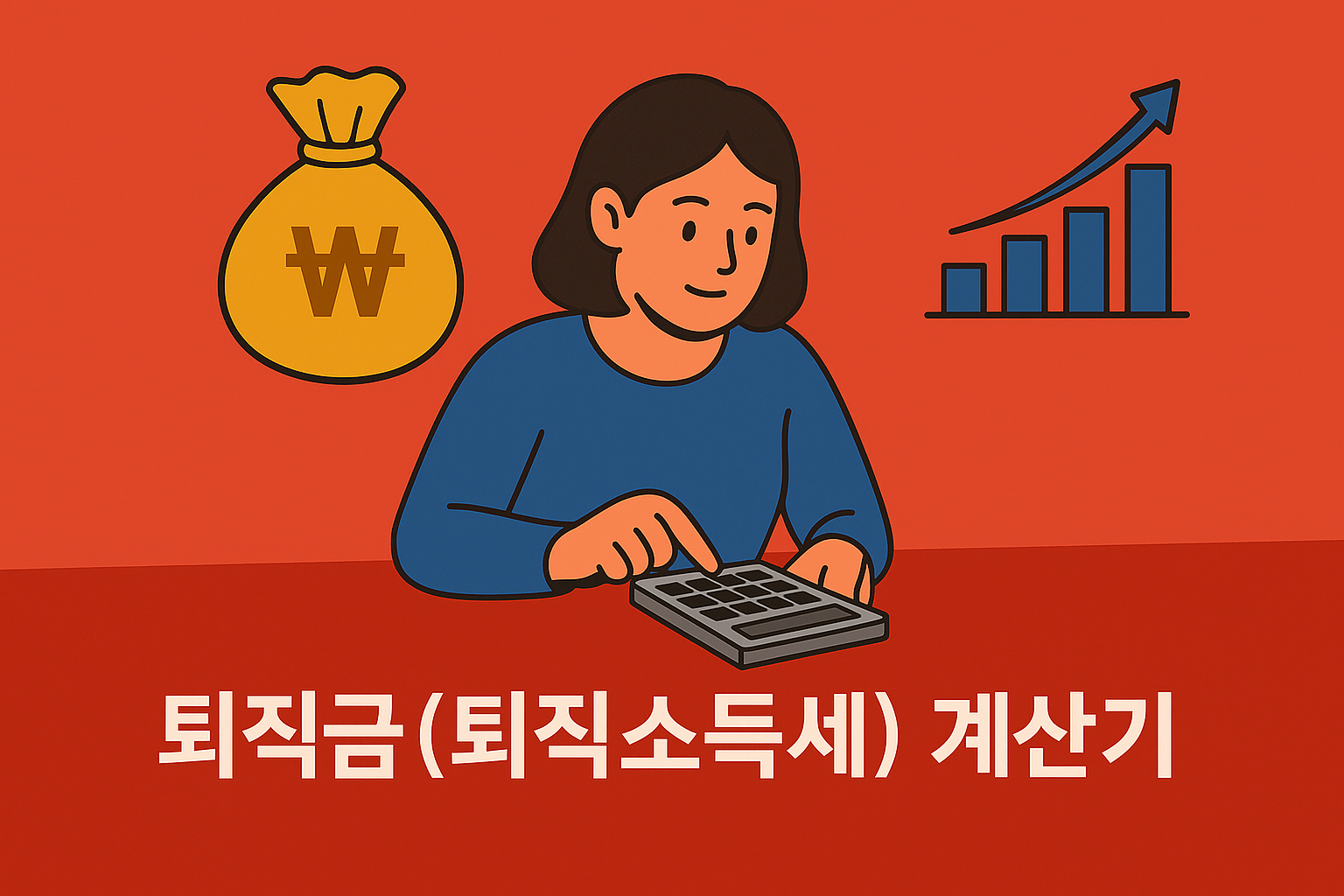 퇴직금(퇴직소득세) 계산기