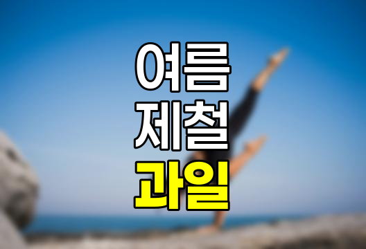 여름 제철 과일, 효능과 종류로 건강 챙기기
