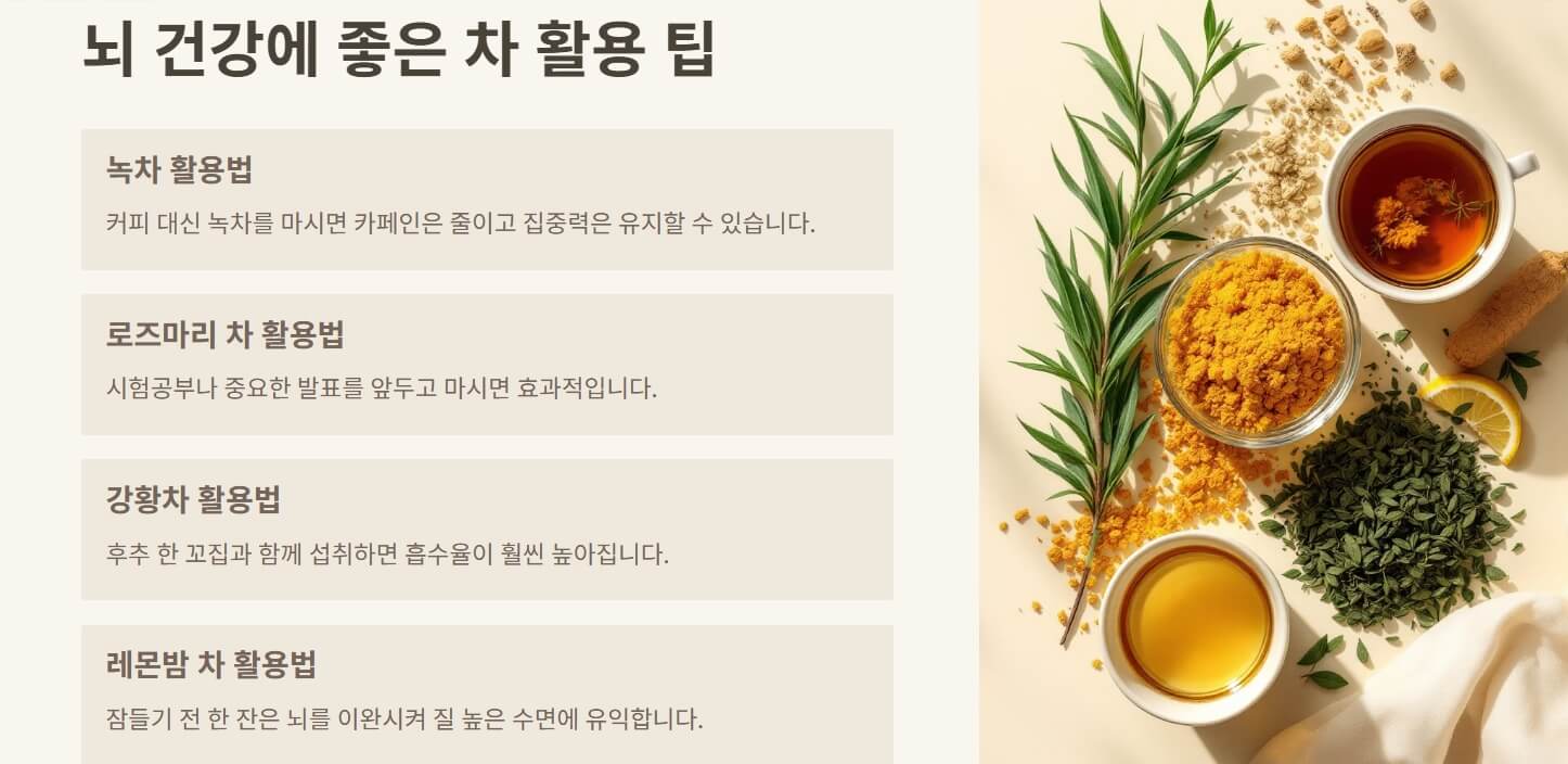 뇌건강에 좋은 음식