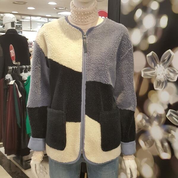 블루페페 NC08 뽀글이 모 숏 점퍼 자켓 P204PSF481