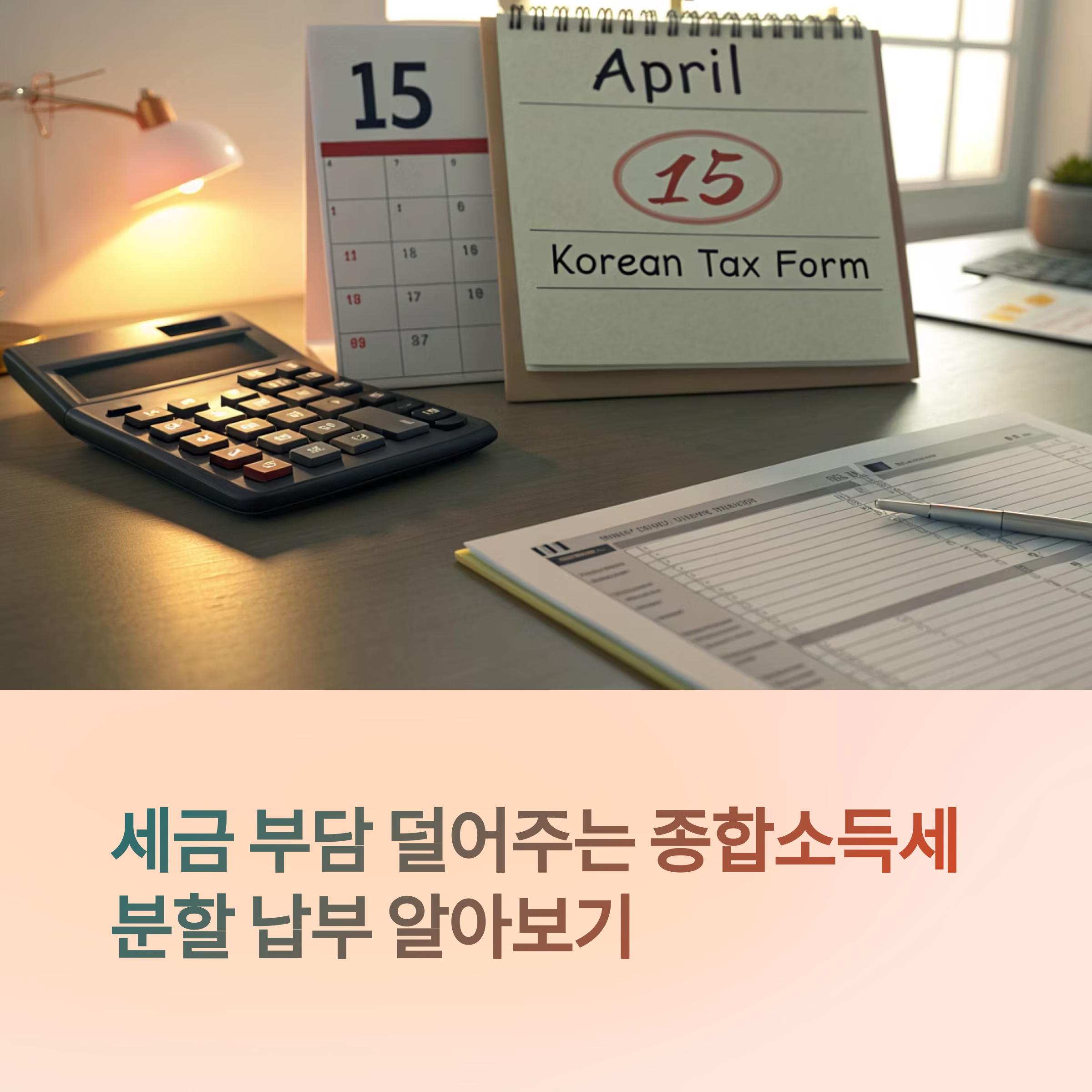 종합소득세 분할 납부 가능한가요? 조건과 절차 알려드립니다