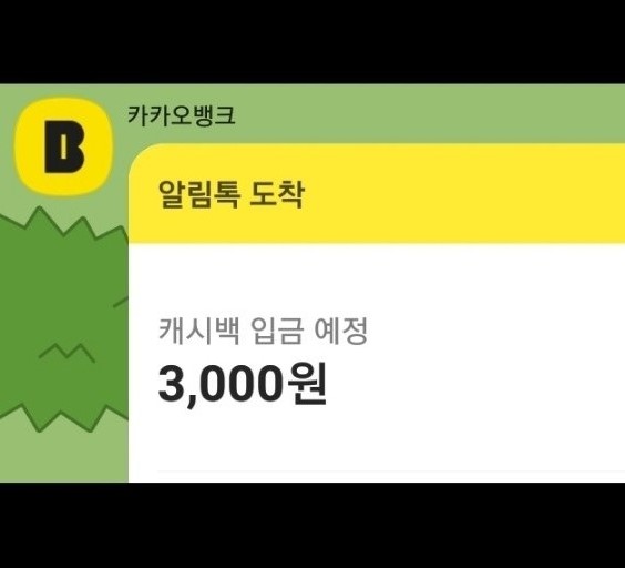 카카오뱅크 알림톡