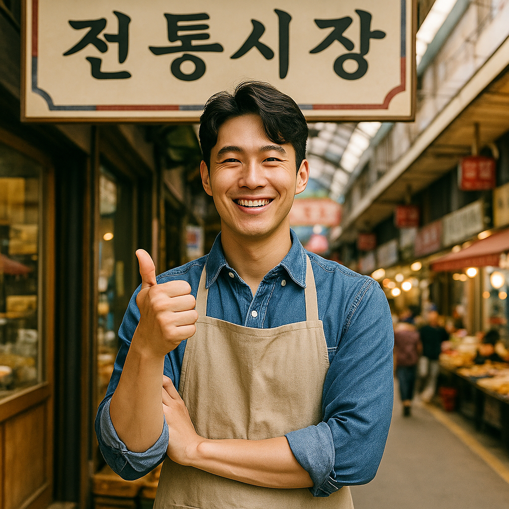 전통시장, 청년사장