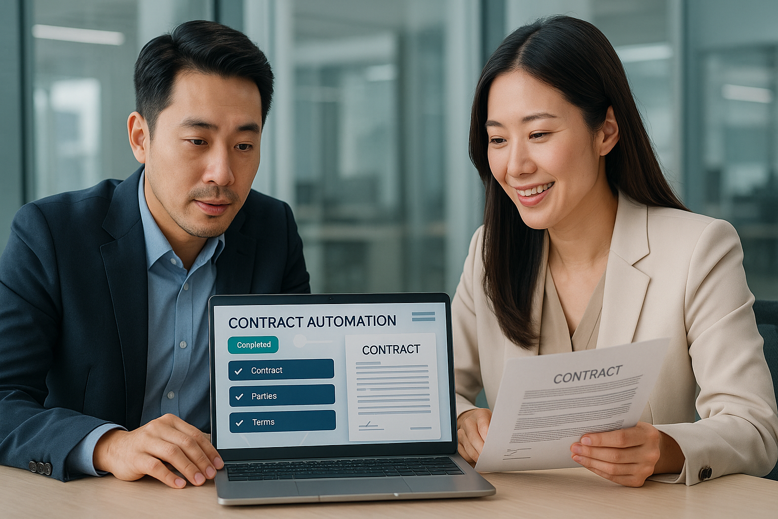 AI를 활용한 계약 자동화