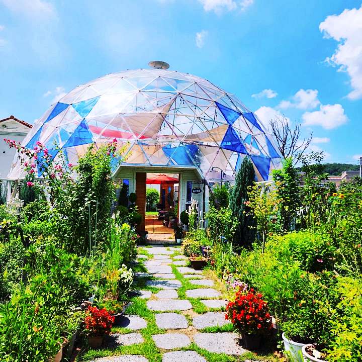 생방송오늘저녁 장미 에이드 250종 식물원 가드닝 돔 카페 아산 맛집 추천