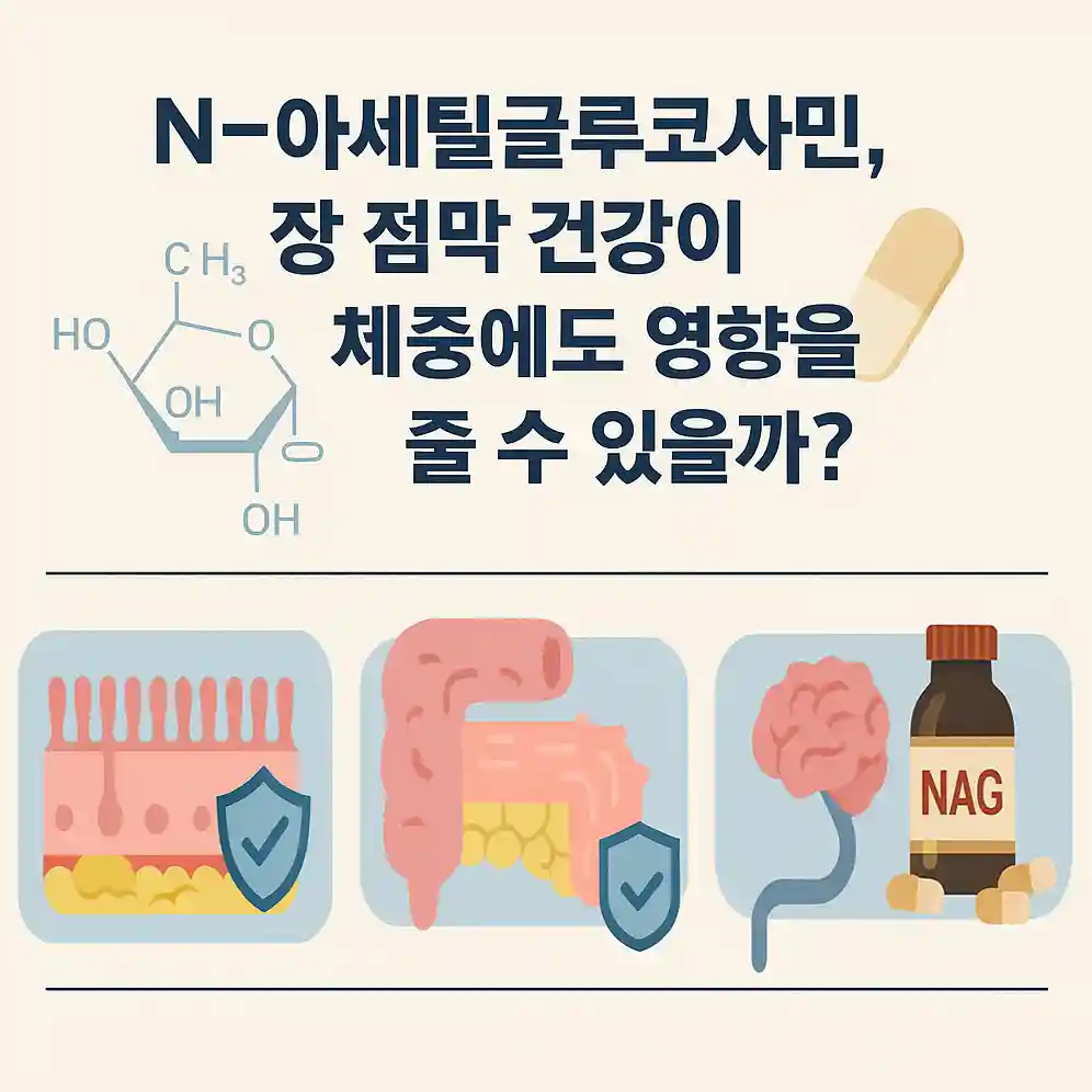 N-아세틸글루코사민, 장 점막 건강