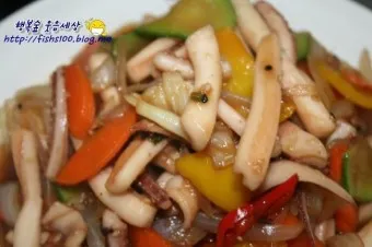 오징어 야채볶음 양념장 만드는법 황금레시피_12