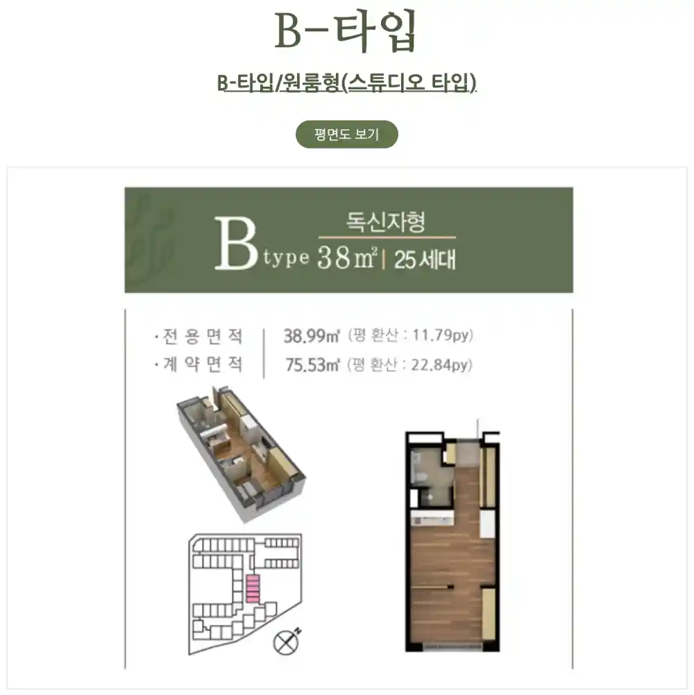 독신자형 구조