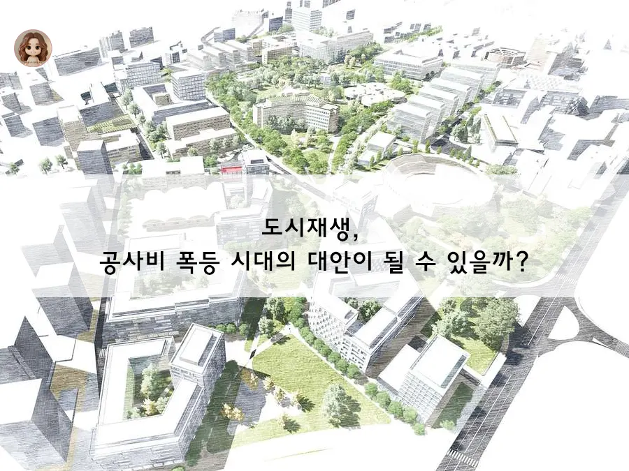 공사비 폭등 시대, 도시재생이 살아남는 법