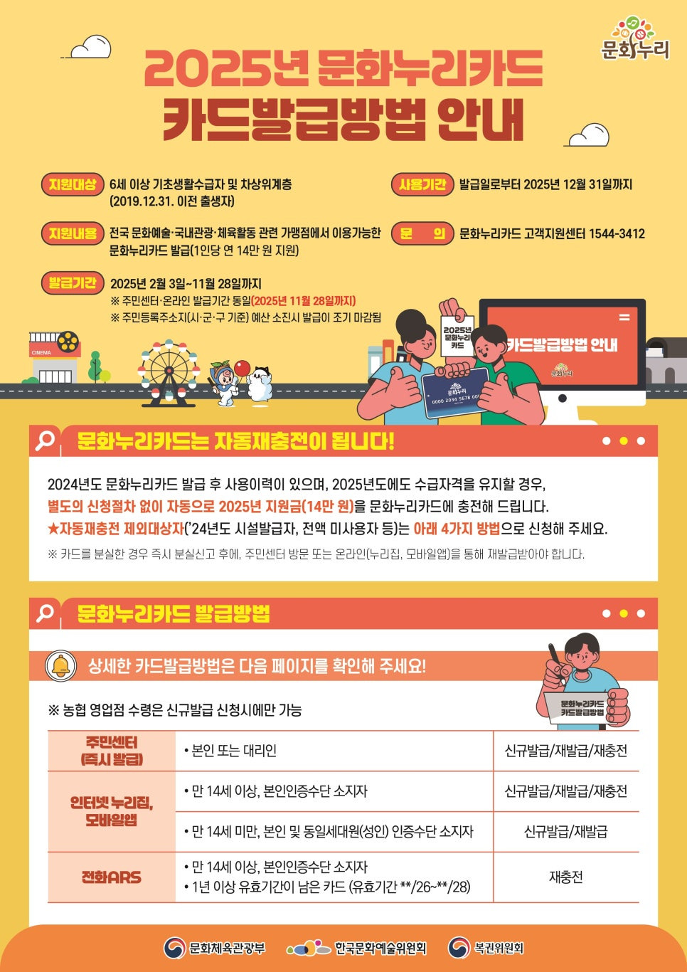 문화누리카드 신청 방법