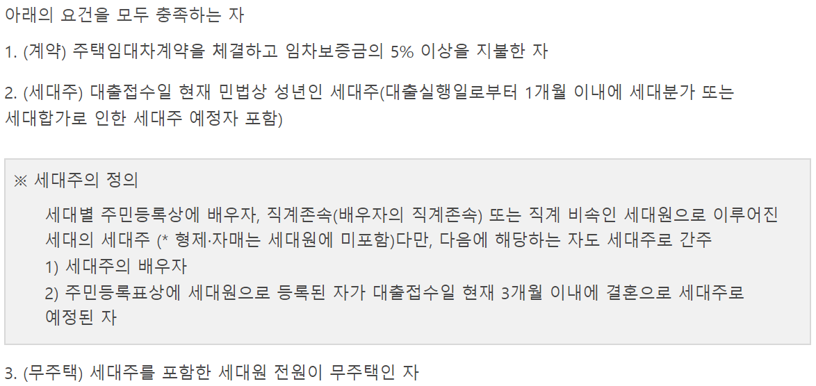 주거안정월세대출