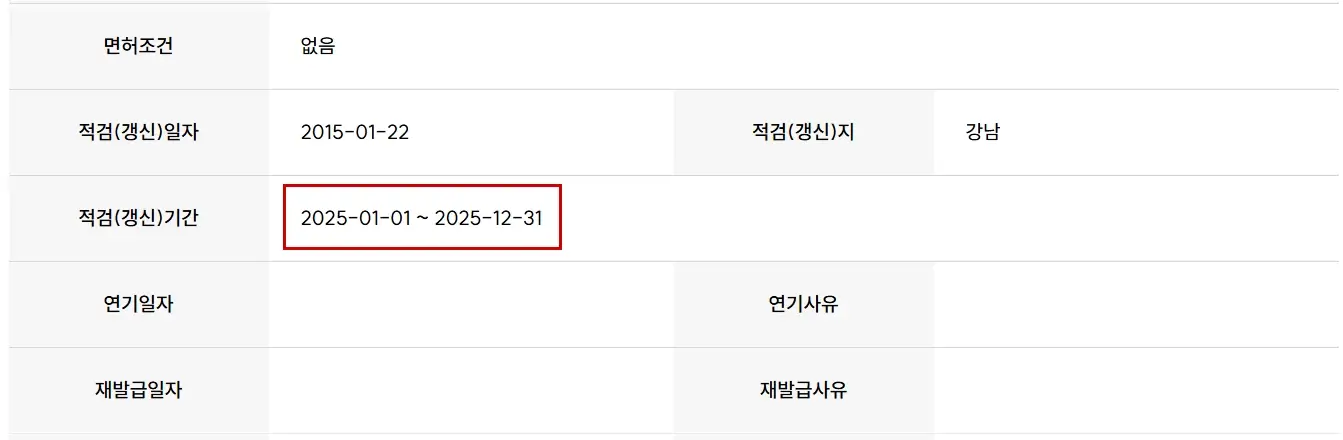 운전면허-적성검사-갱신-준비물-기간-조회