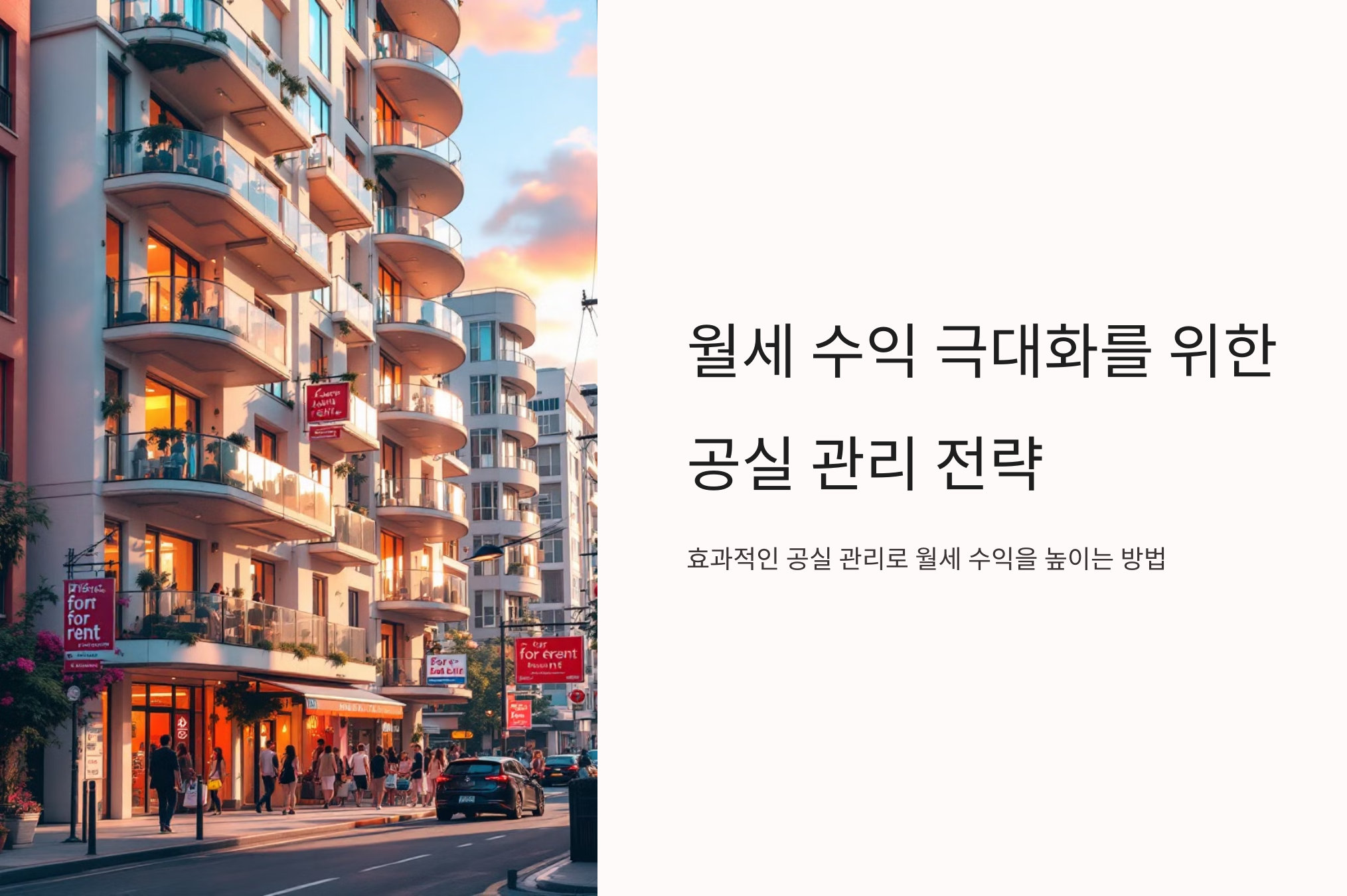 월세 수익을 위한 상가