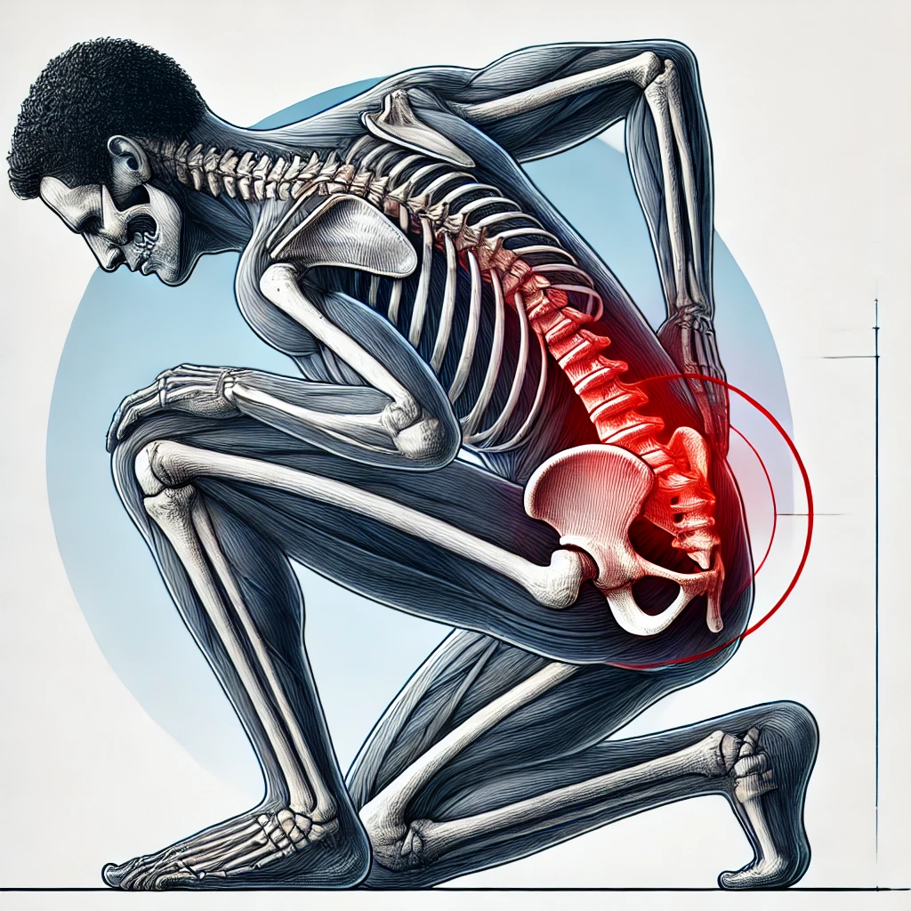 허리 통증과 관련한 사진