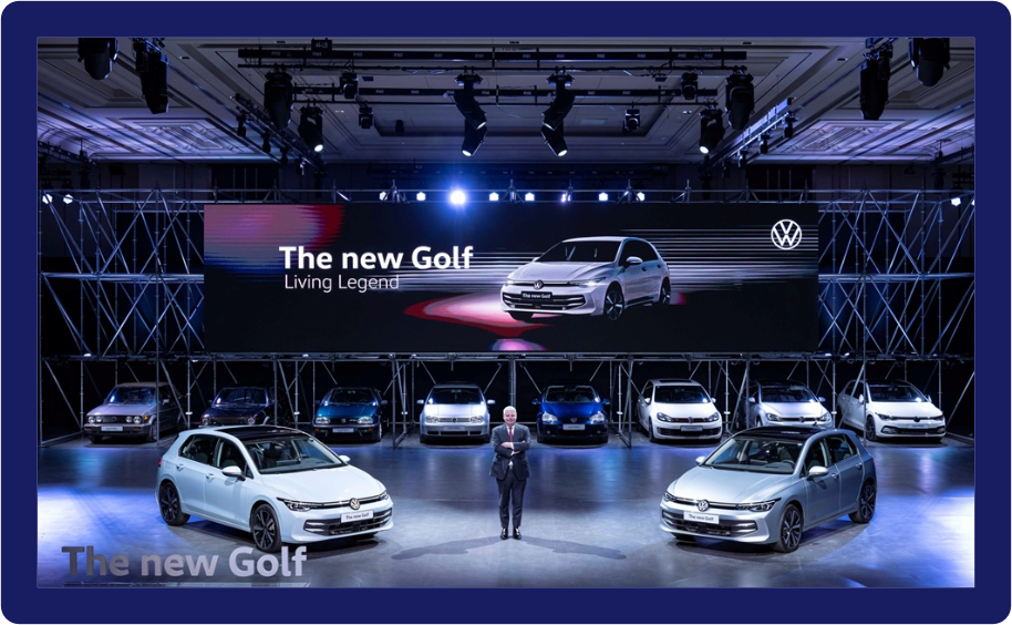 폭스바겐 신형골프 영종도 출시회