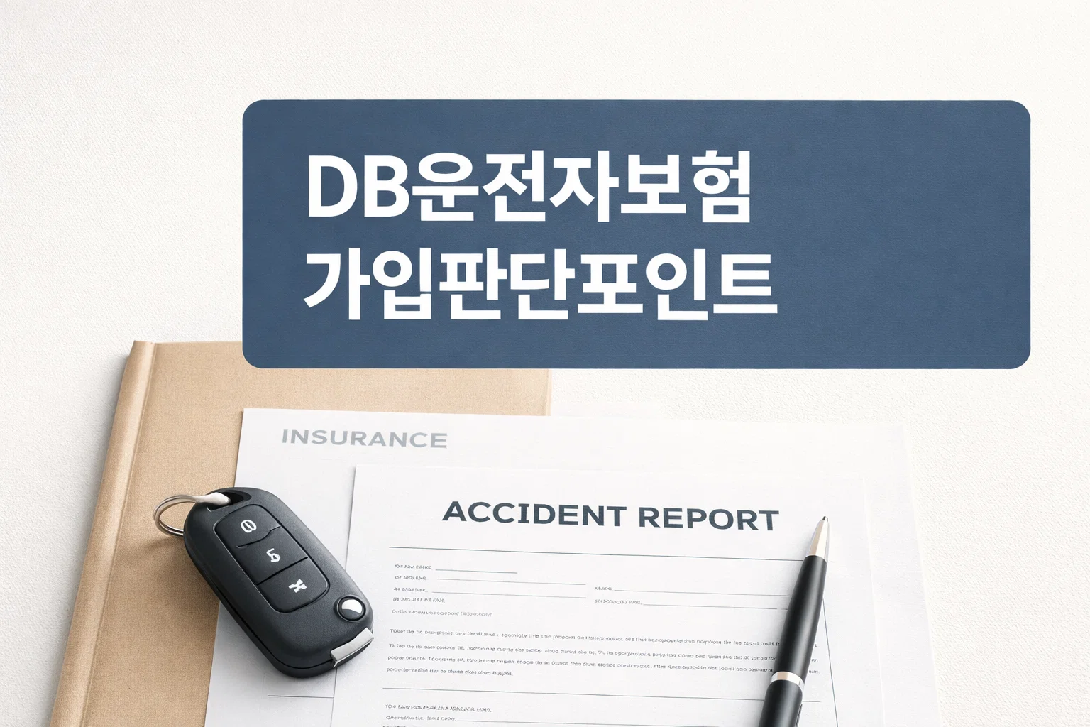 DB 참좋은 운전자 상해보험 가입 전에 사고 보장 구조와 보험 가입 판단 포인트를 한눈에 확인할 수 있도록 정리한 이미지