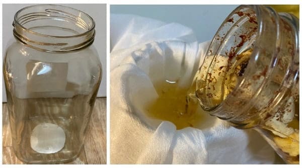 당귀초란만들기-다른병에-옮겨담기