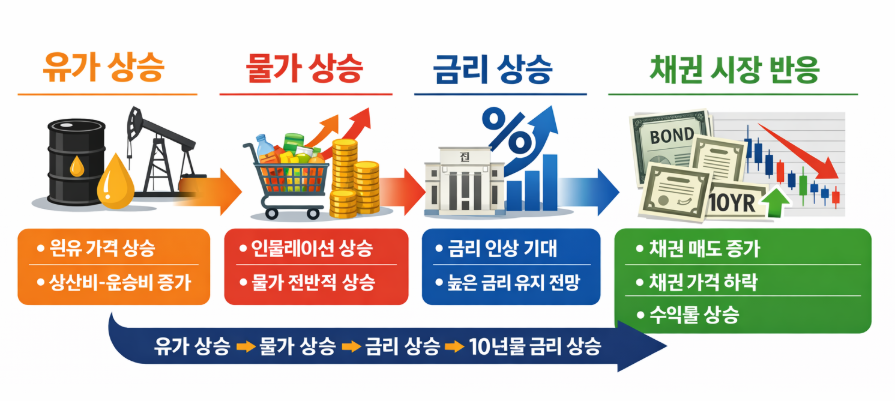 원유 가격과 금리 관계 : 인플레이션부터 채권까지 한 번에 정리