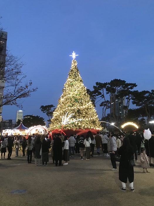 롯데월드몰 크리스마스트리