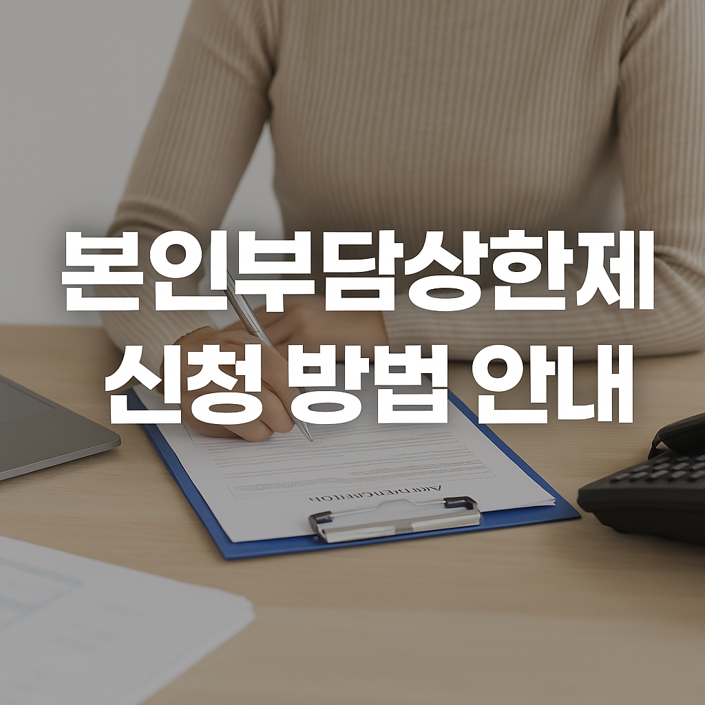 본인부담상한제 신청 방법 안내