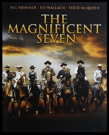 서부영화의 클래식, 영화 황야의 7인 포스터.