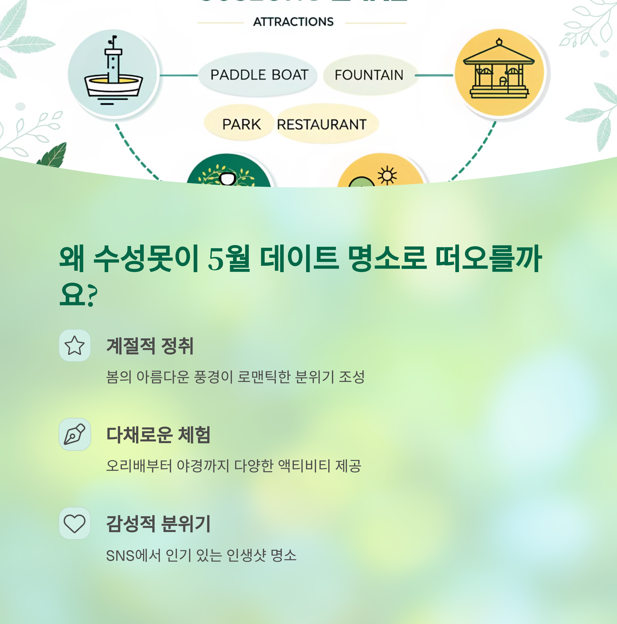 수성못이 5월 데이트 명소로 떠오를까?